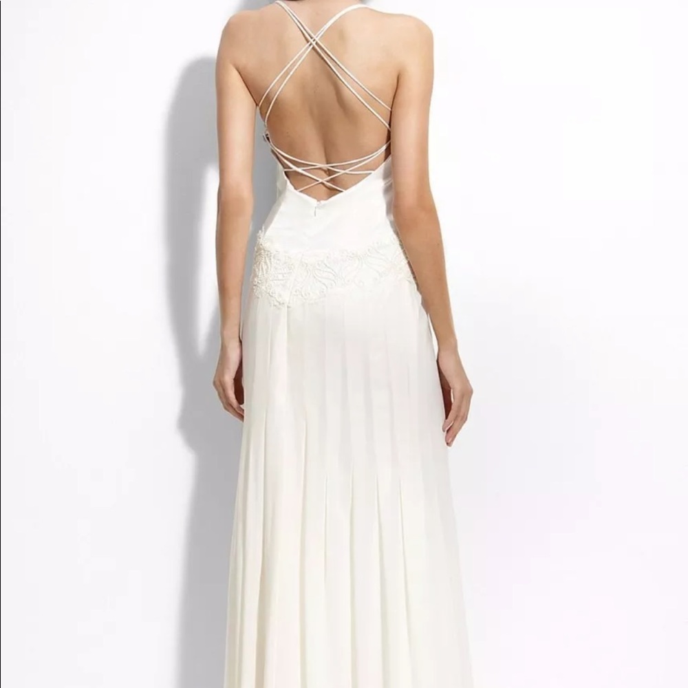 Nicole Miller silk sheath dress WEDDING FORMAL